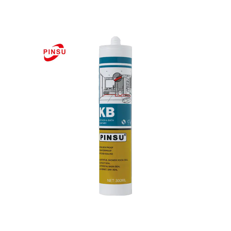 PINSU-KB Neutralno silikonsko brtvilo za staklo otporno na vremenske uvjete protiv gljivica